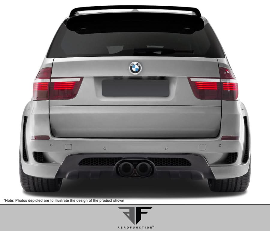 2010-2013 BMW X5 AF-1 Style Wide Body Rear Bumper Cover - FRP