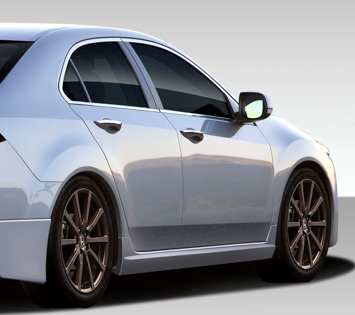 2009-2014 Acura TSX Type M Style Side Skirts Rocker Panels - FRP