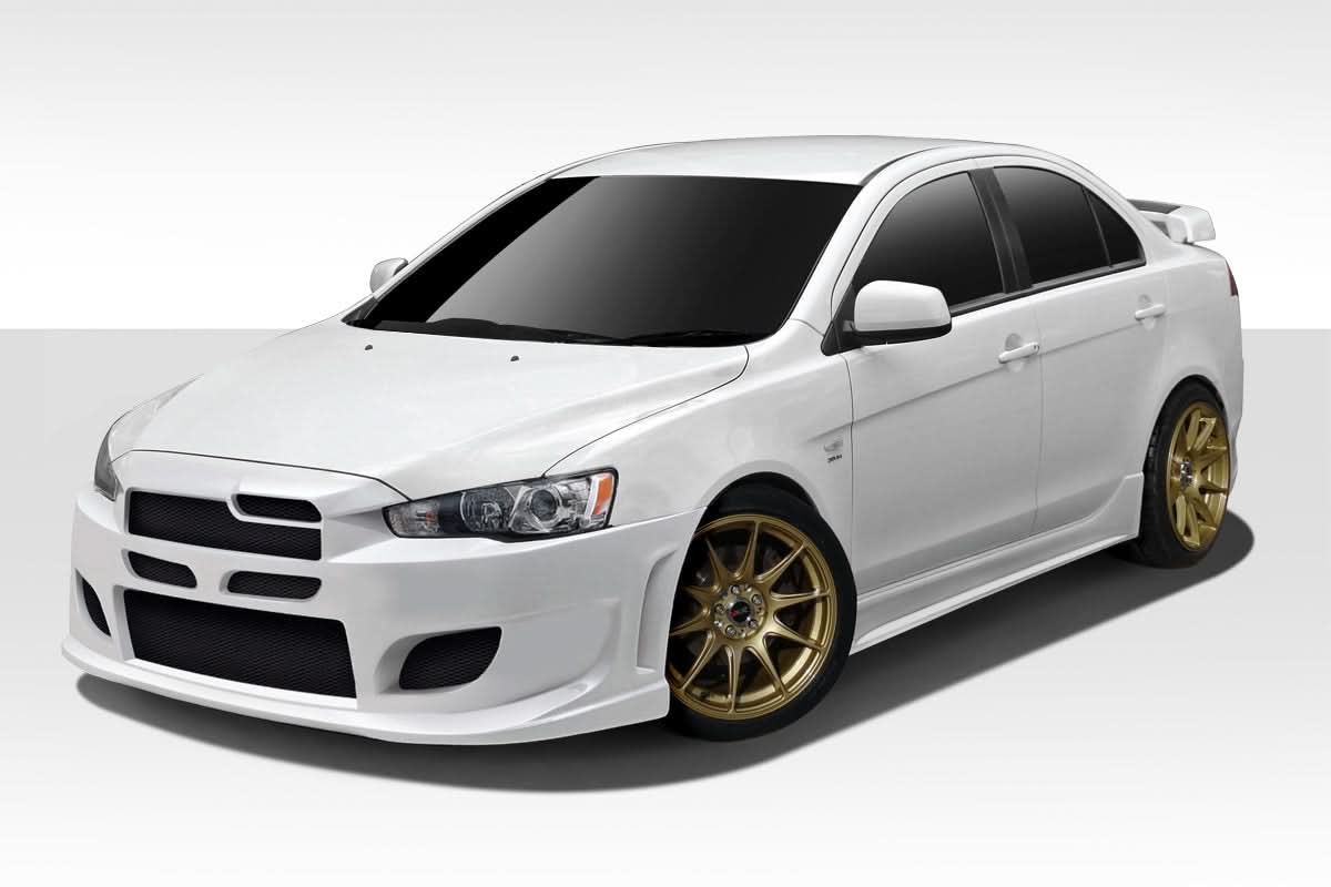 2008-2017 Mitsubishi Lancer I-Spec Style Body Kit 4 Piece - FRP