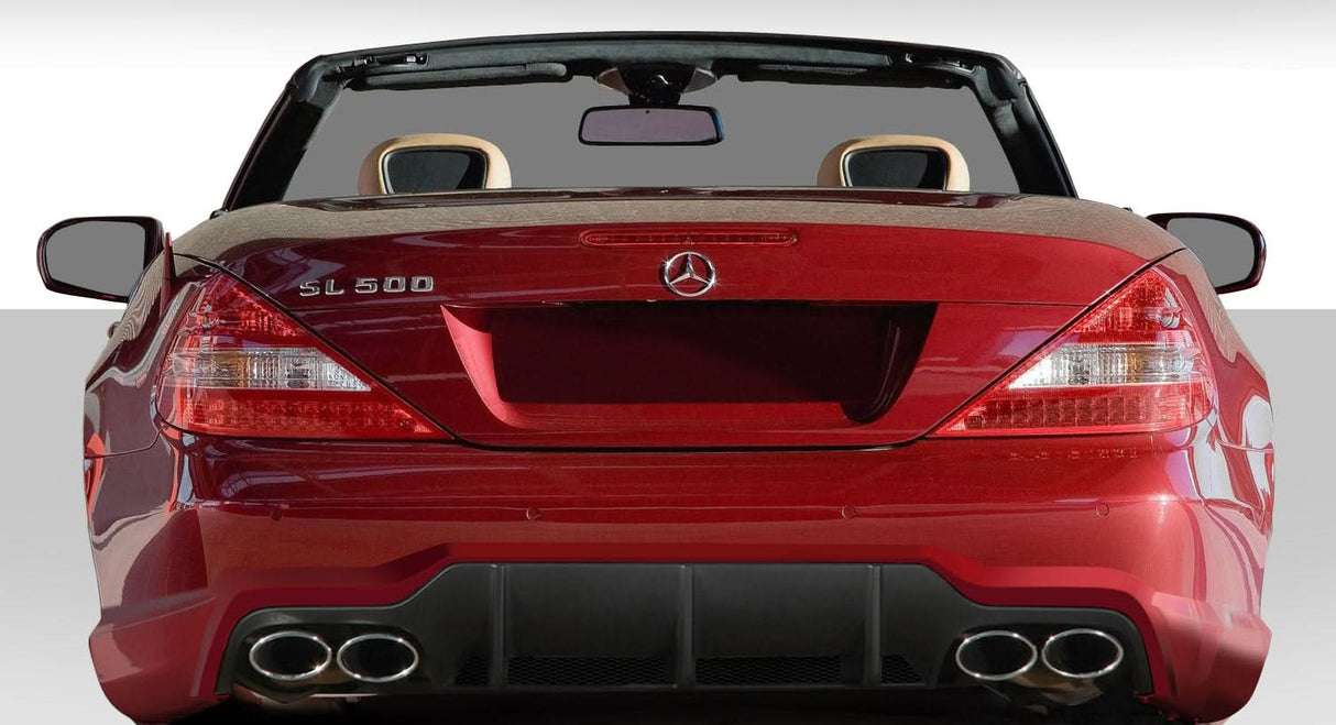 2003-2012 Mercedes SL Class SL65 Look Rear Bumper Cover - FRP