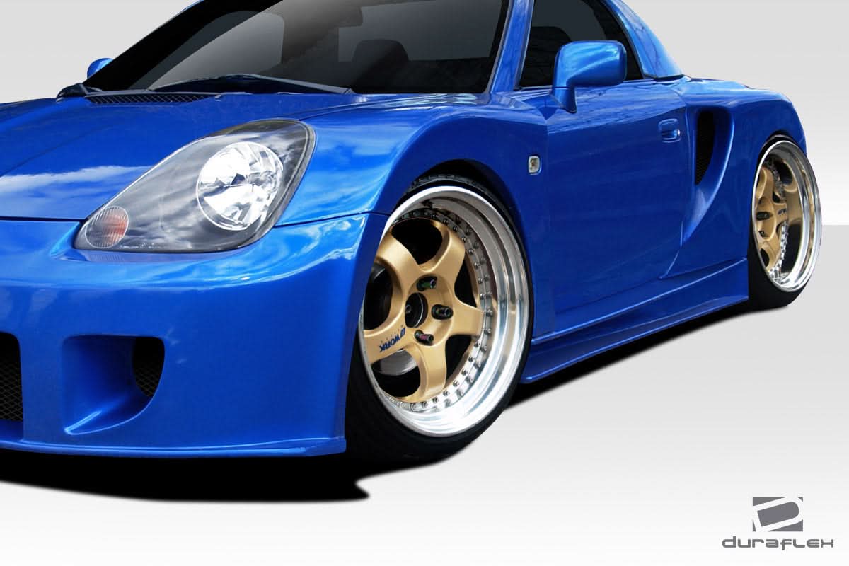 2000-2005 Toyota MR2 Spyder TD3000 Style Wide Body Side Skirts - FRP