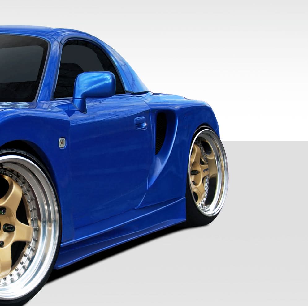 2000-2005 Toyota MRS MR2 Spyder TD3000 Style Wide Body Rear Fenders - FRP