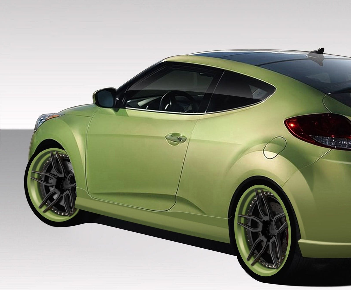 2012-2017 Hyundai Veloster VG-R Style Side Skirts Rocker Panels - FRP