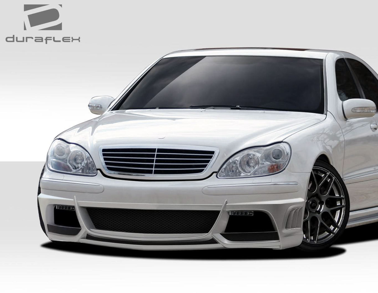 2000-2002 Mercedes S Class W-3 Style Front Bumper Cover - FRP