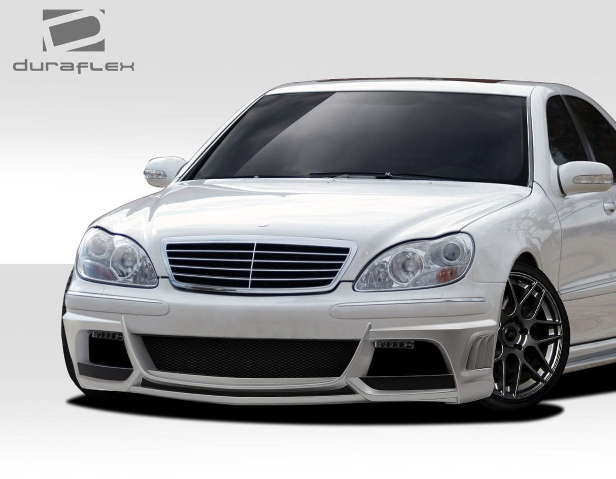 2003-2006 Mercedes S Class W-3 Style Front Bumper Cover - FRP