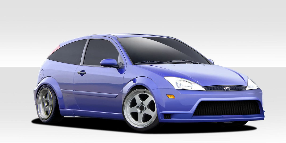 2000-2004 Ford Focus GT300 Style Body Kit - 4 Piece - FRP