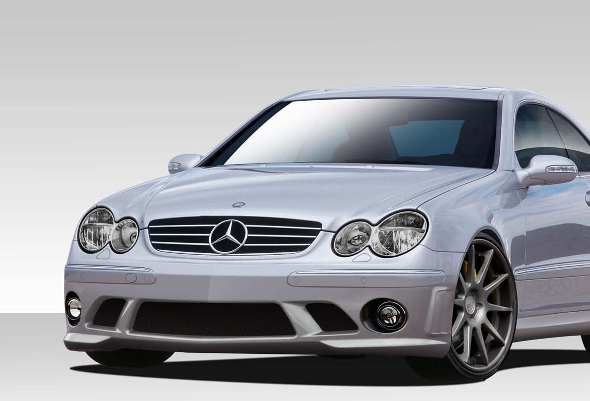 2003-2009 Mercedes CLK C63 Look Front Bumper Cover - FRP