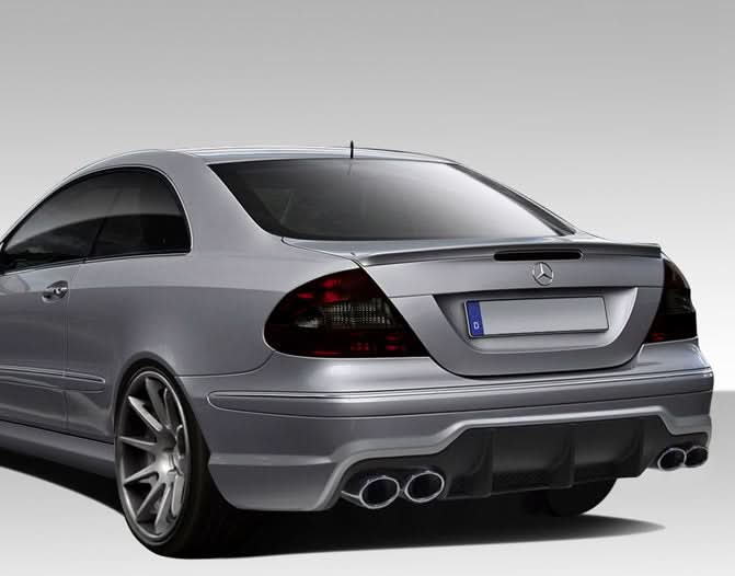 2003-2009 Mercedes CLK W209 SL65 Look Rear Bumper Cover - FRP