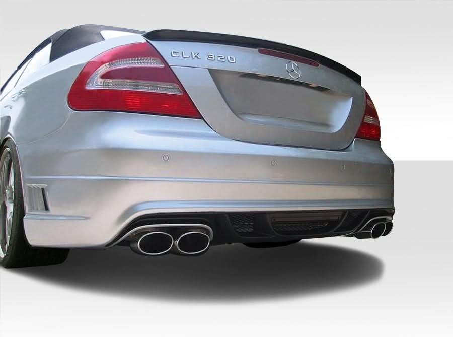 2003-2009 Mercedes CLK W-1 Style Rear Bumper Cover - FRP