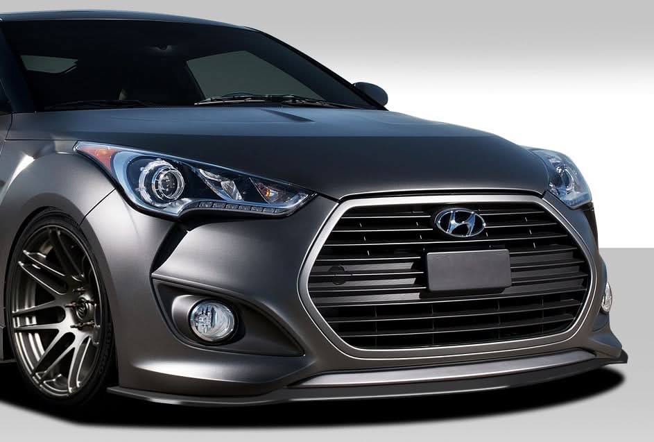 2012-2017 Hyundai Veloster Turbo GT Racing Style Front Splitter - FRP