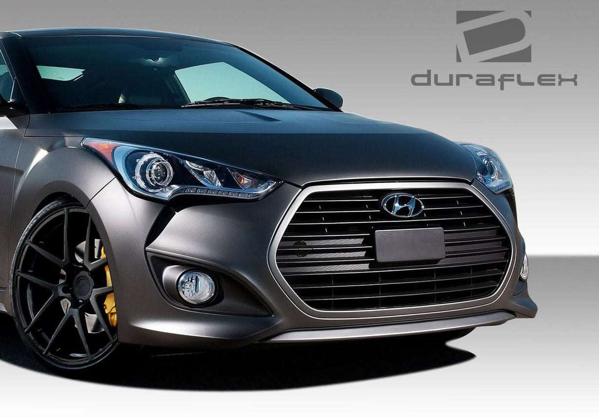 2012-2017 Hyundai Veloster Turbo 2 Style Front Bumper Cover - FRP