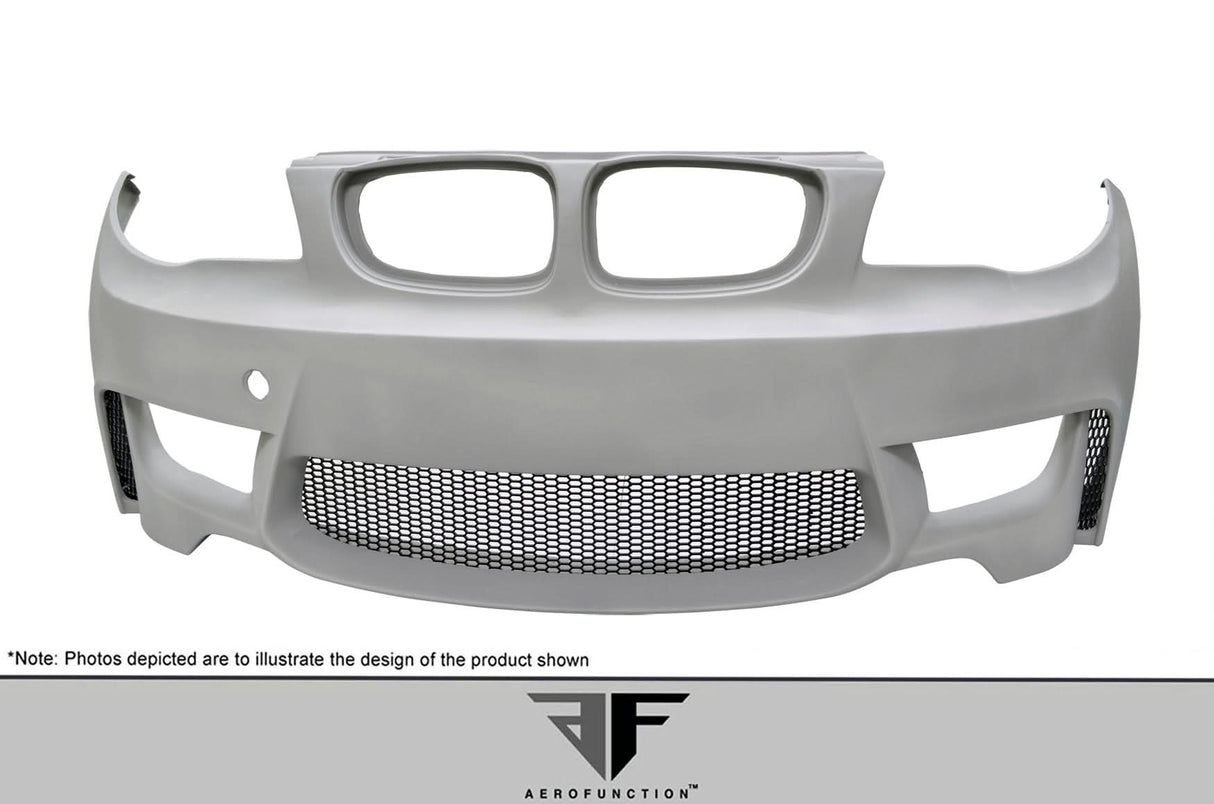 2008-2013 BMW 1 Series AF-1 Style Front Bumper Cover - FRP