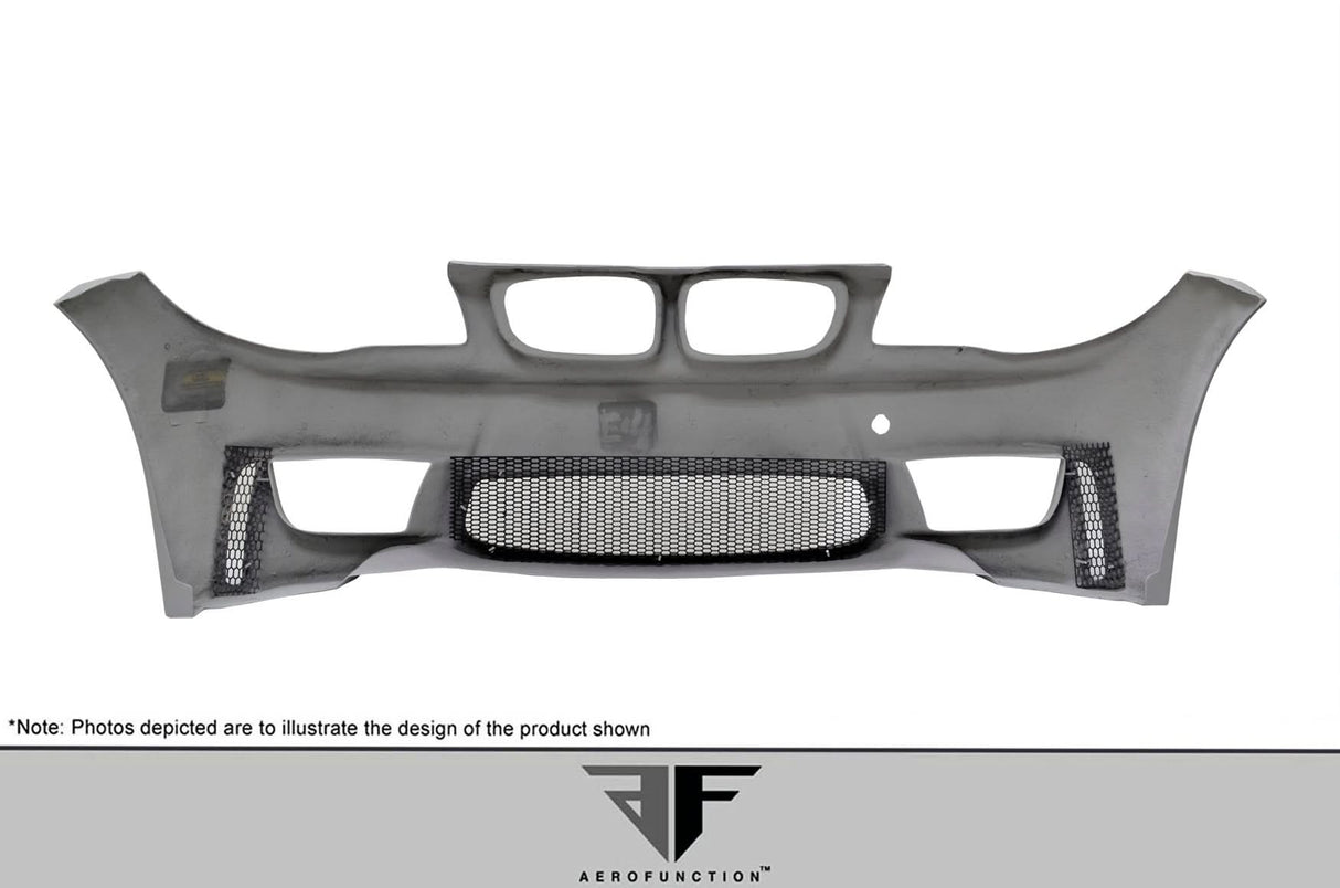 2008-2013 BMW 1 Series AF-1 Style Front Bumper Cover - FRP