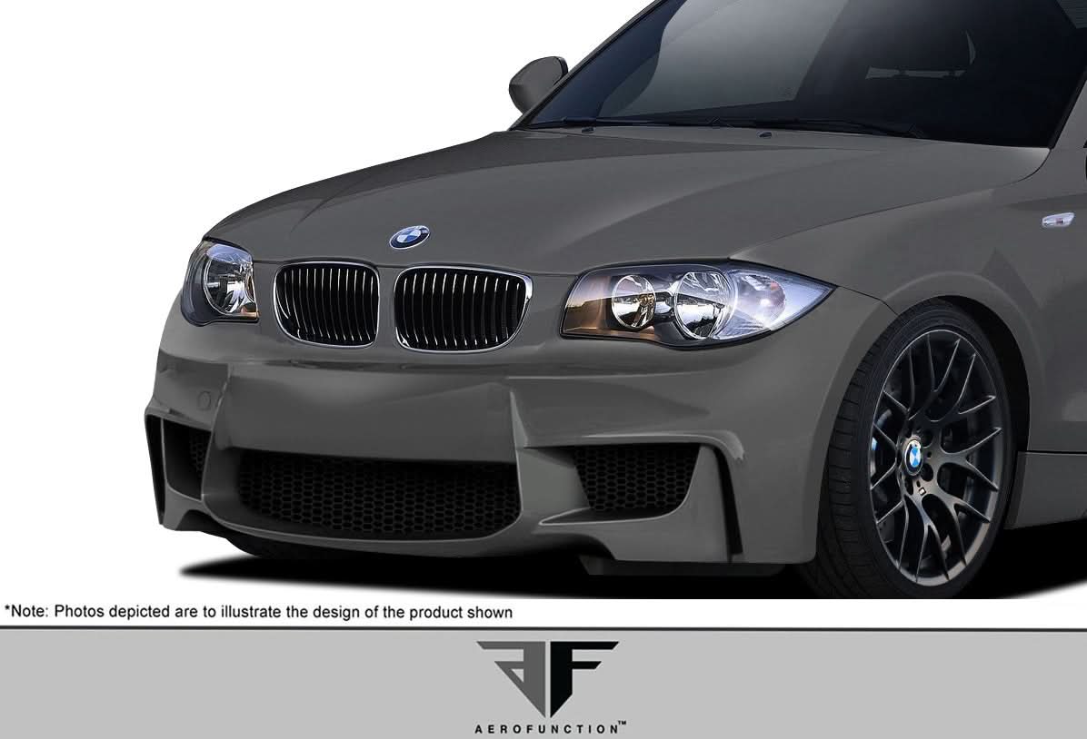 2008-2013 BMW 1 Series AF-1 Style Front Bumper Cover - FRP