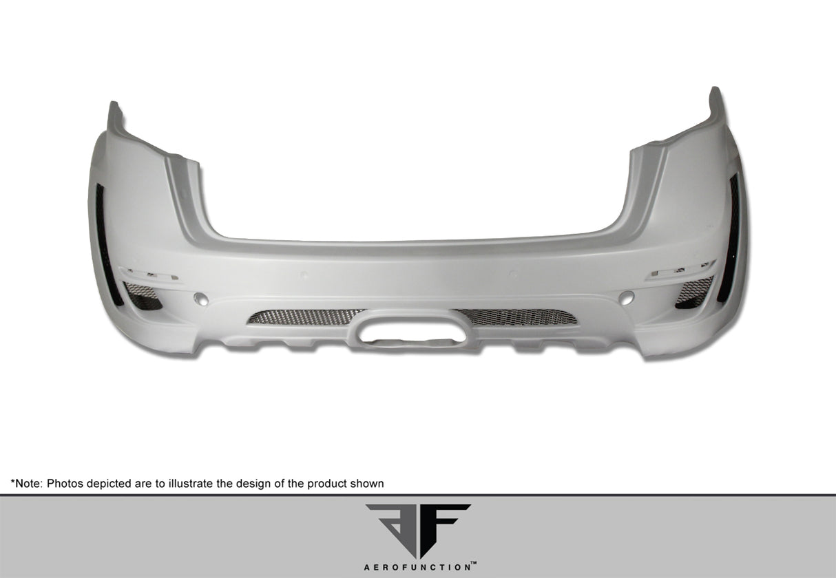2011-2014 Porsche Cayenne AF-3 Style Wide Body Rear Bumper Cover - FRP