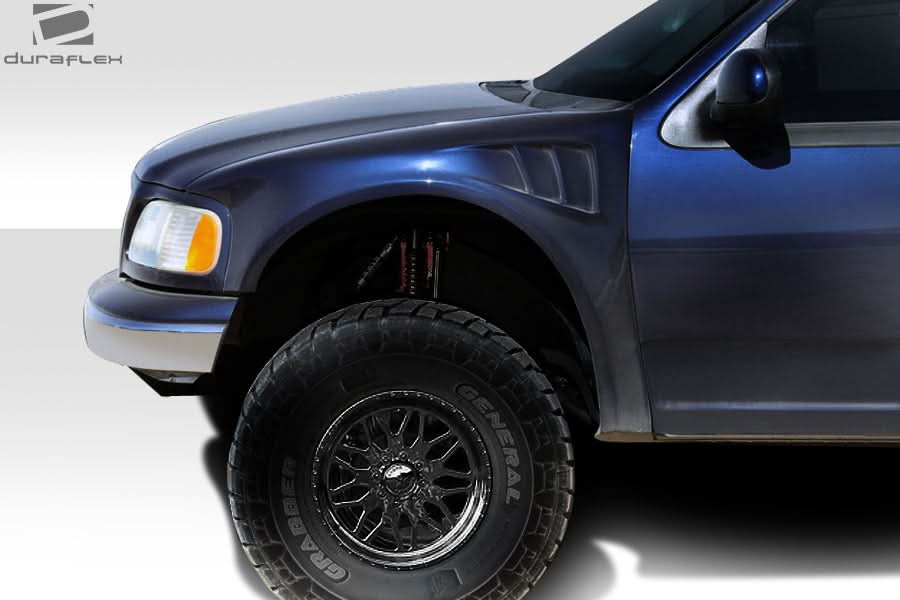 1997-2003 Ford F-150 Off Road Style Bulge Front Fenders - FRP