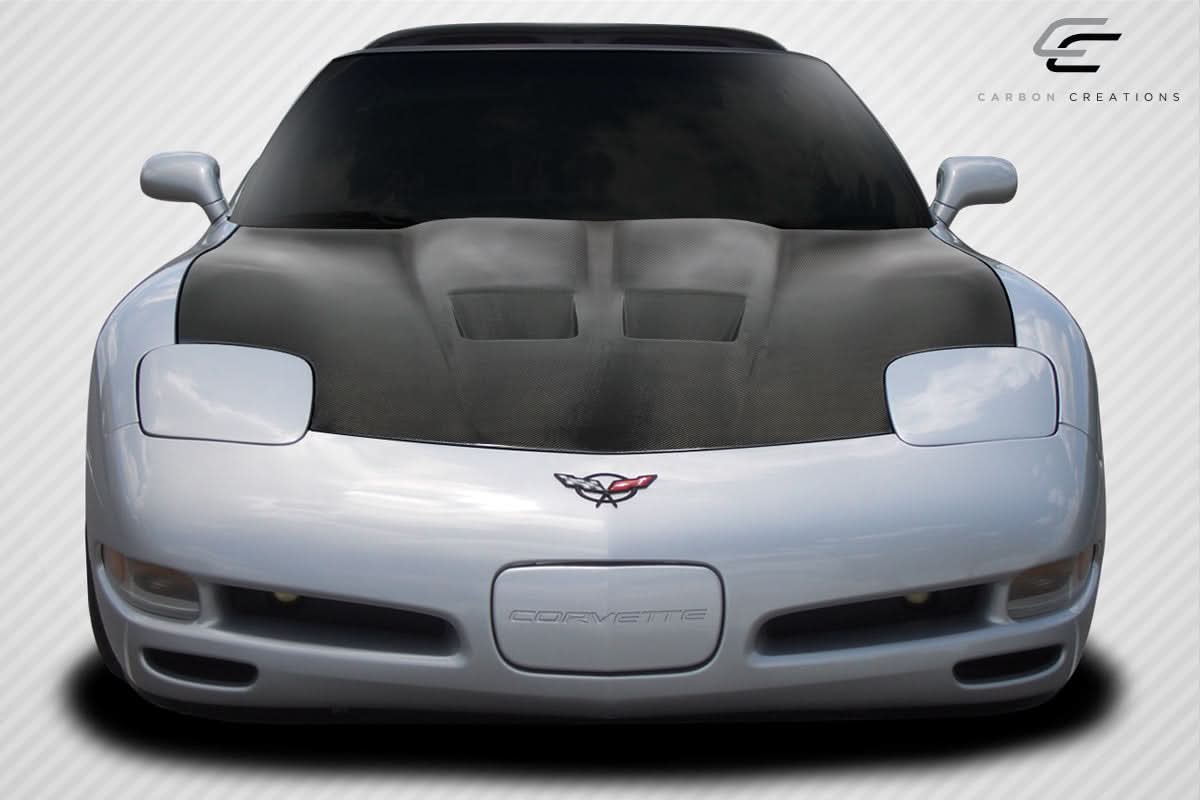 1997-2004 Chevrolet Corvette C5 GT Concept Style Hood - Carbon Fiber