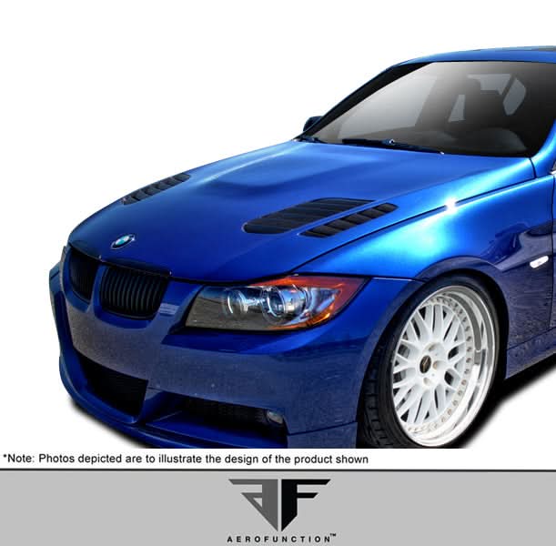 2006-2008 BMW 3 Series E90 AF-1 Style Hood - FRP