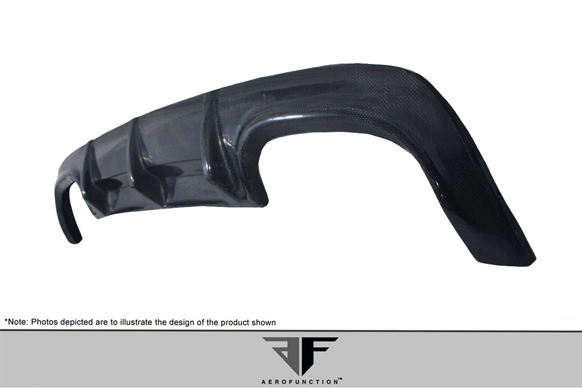 2007-2009 Mercedes CL63 AF-1 Style Rear Diffuser - Carbon Fiber