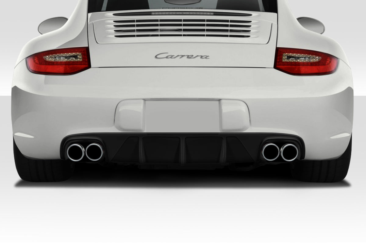 2009-2011 Porsche 911 Carrera AF-2 Style Rear Diffuser - FRP