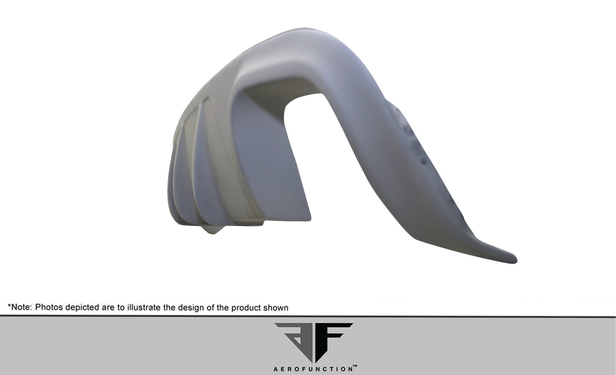 2009-2011 Porsche 911 Carrera AF-2 Style Rear Diffuser - FRP