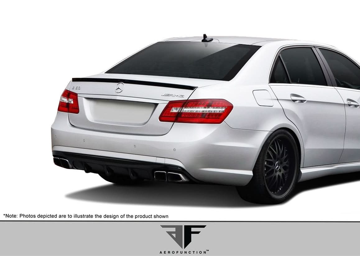 2010-2013 Mercedes E Class W212 AMG Sport AF-3 Style Rear Diffuser - Carbon Fiber
