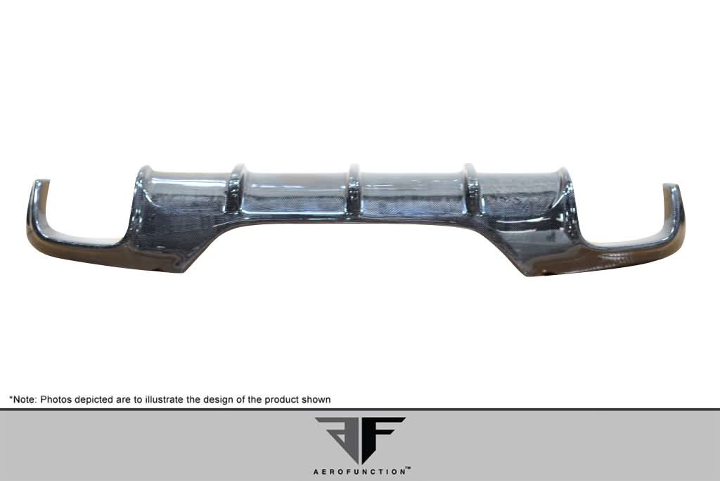2006-2010 BMW M6 AF-1 Style Rear Diffuser - Carbon Fiber