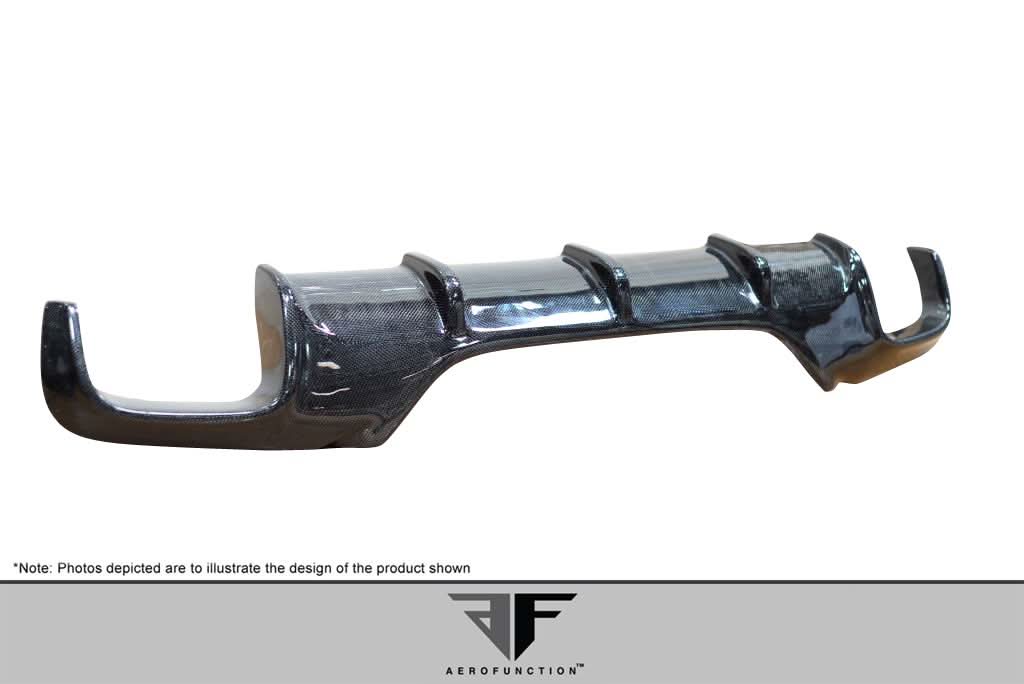 2006-2010 BMW M6 AF-1 Style Rear Diffuser - Carbon Fiber