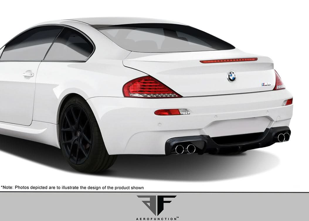 2006-2010 BMW M6 AF-1 Style Rear Diffuser - Carbon Fiber