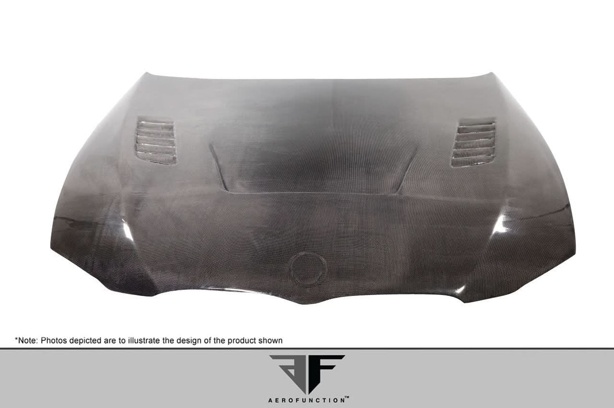 2007-2010 BMW 3 Series E92/E93 AF-1 Style Hood - Carbon Fiber
