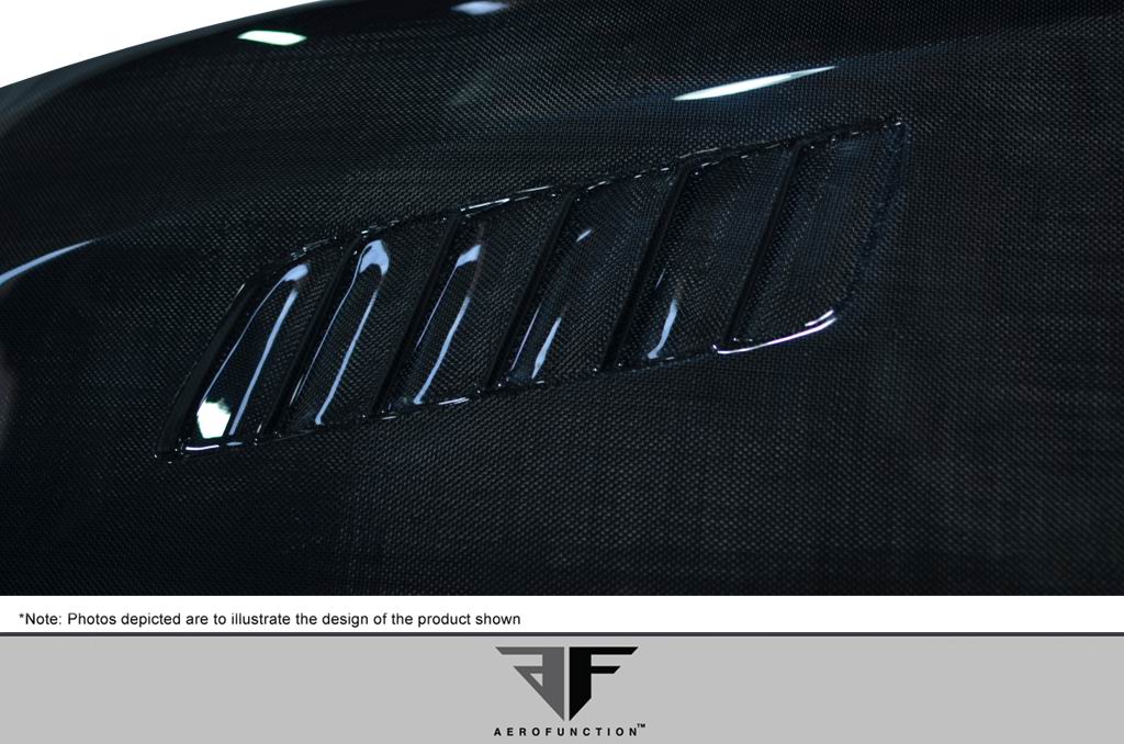 2007-2010 BMW 3 Series E92/E93 AF-1 Style Hood - Carbon Fiber
