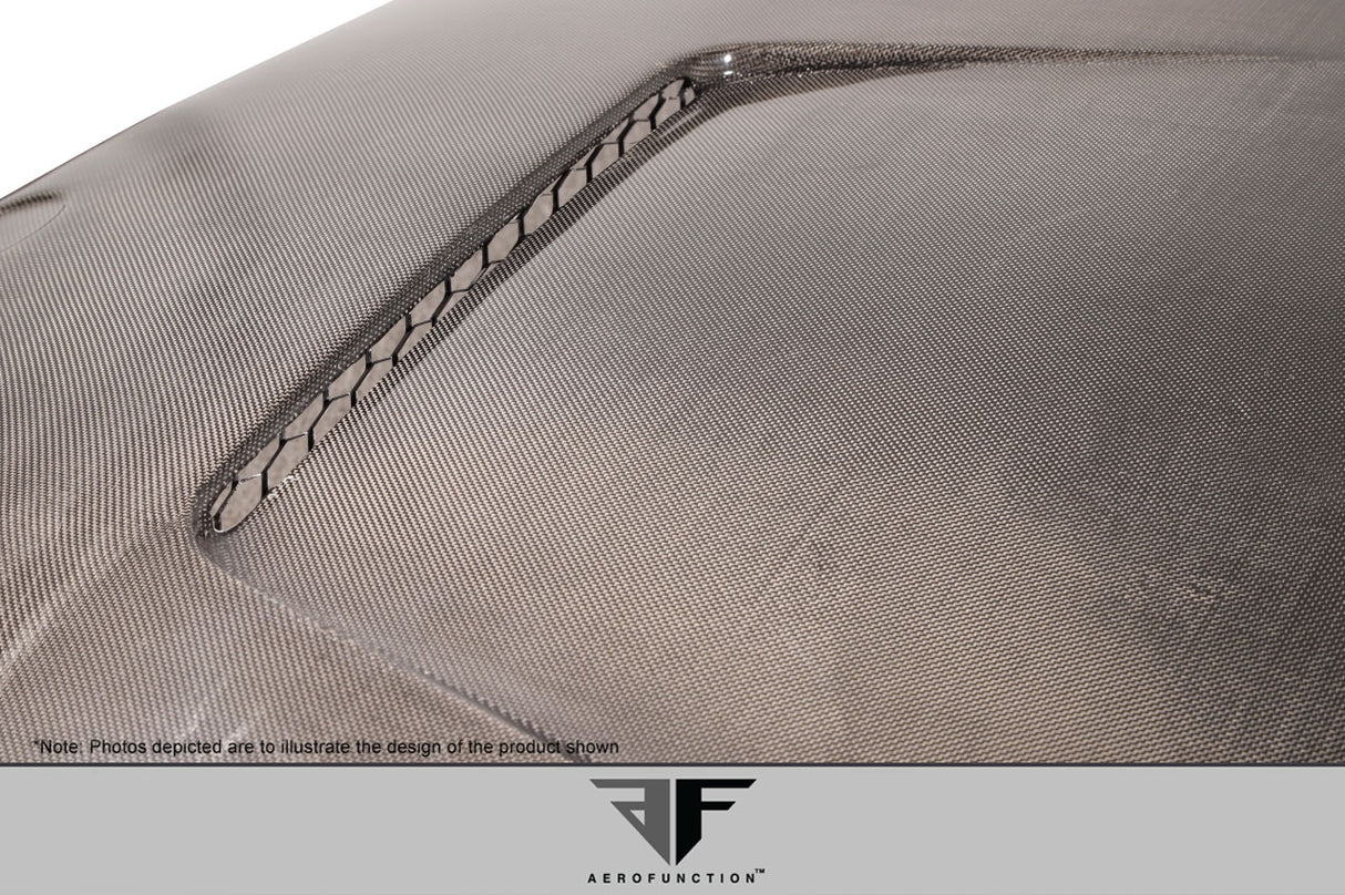 2007-2010 BMW 3 Series E92/E93 AF-1 Style Hood - Carbon Fiber