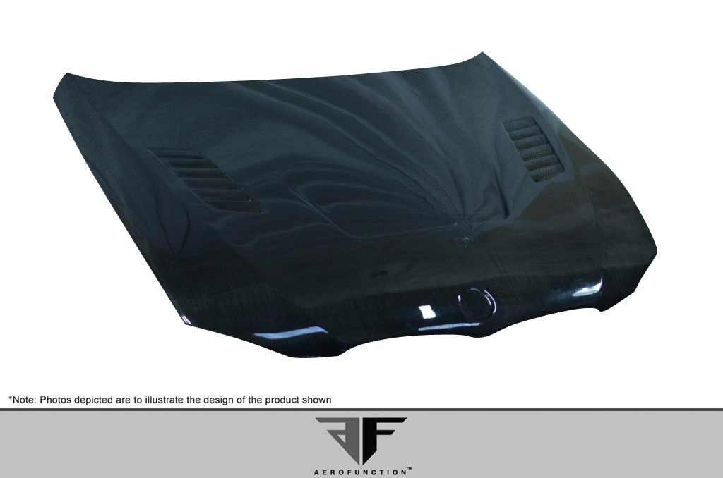 2007-2010 BMW 3 Series E92/E93 AF-1 Style Hood - Carbon Fiber