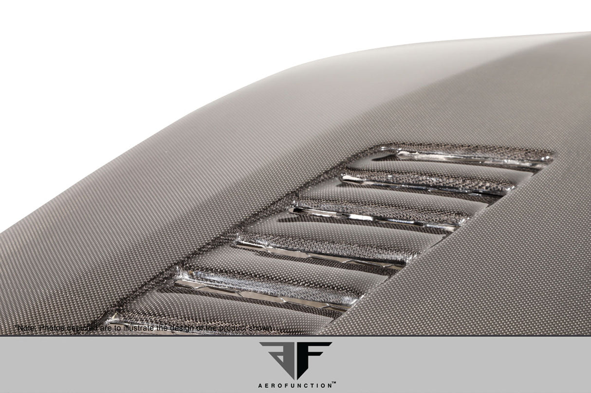2007-2010 BMW 3 Series E92/E93 AF-1 Style Hood - Carbon Fiber