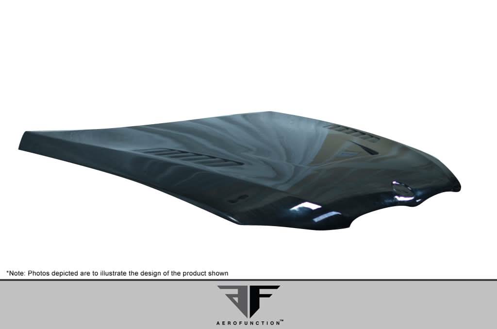 2007-2010 BMW 3 Series E92/E93 AF-1 Style Hood - Carbon Fiber