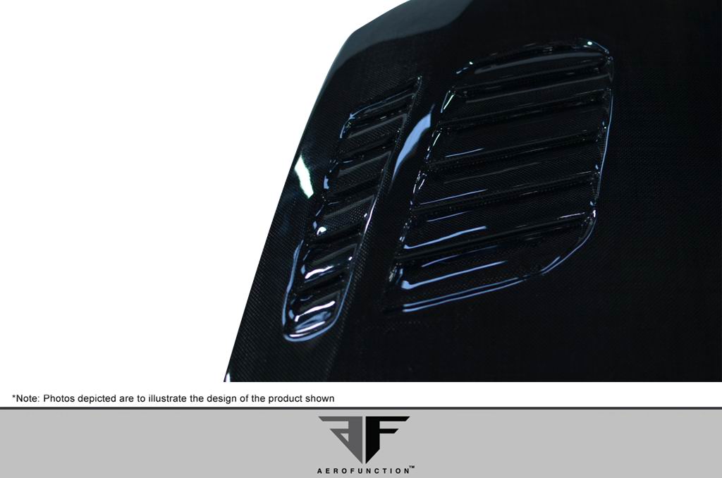 2006-2008 BMW 3 Series E90 AF-1 Style Hood - Carbon Fiber