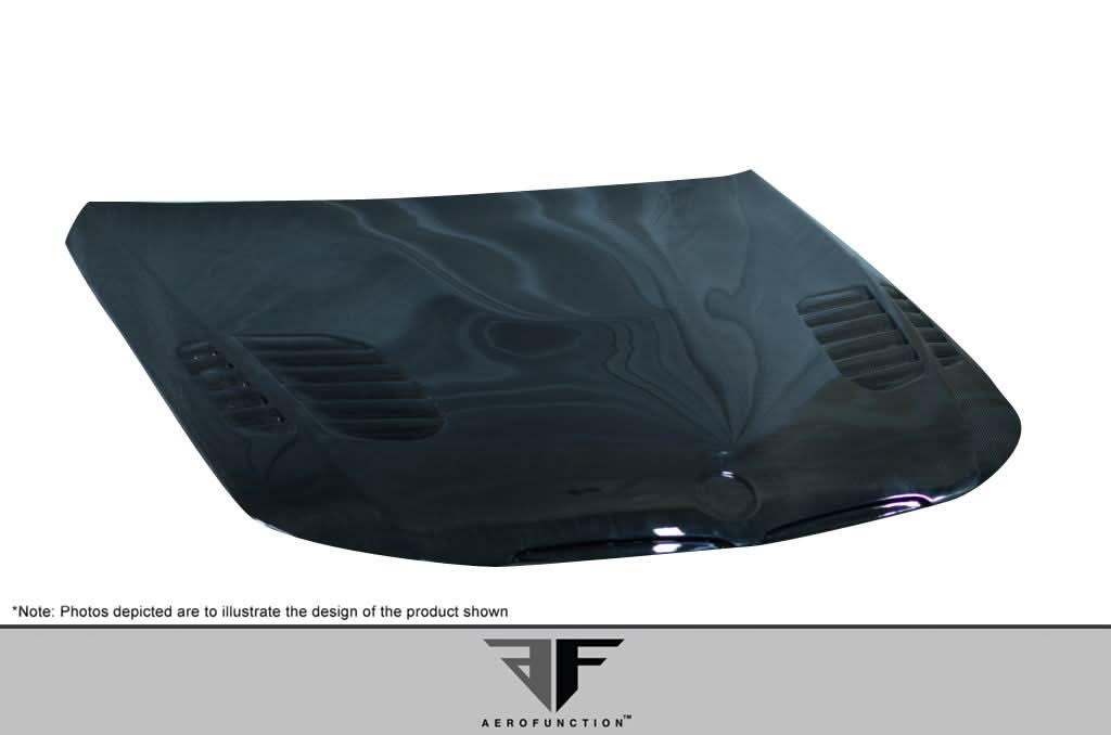 2006-2008 BMW 3 Series E90 AF-1 Style Hood - Carbon Fiber