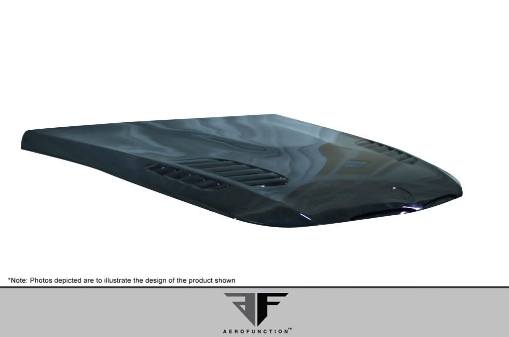 2006-2008 BMW 3 Series E90 AF-1 Style Hood - Carbon Fiber