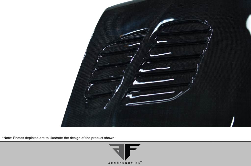 2002-2005 BMW 3 Series E46 AF-2 Style Hood - Carbon Fiber
