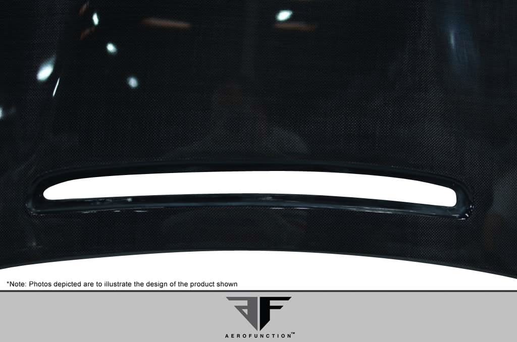 2002-2005 BMW 3 Series E46 AF-2 Style Hood - Carbon Fiber