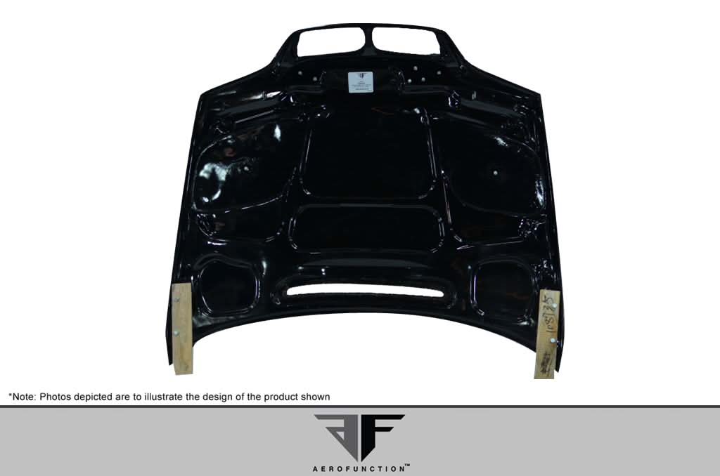 2002-2005 BMW 3 Series E46 AF-2 Style Hood - Carbon Fiber