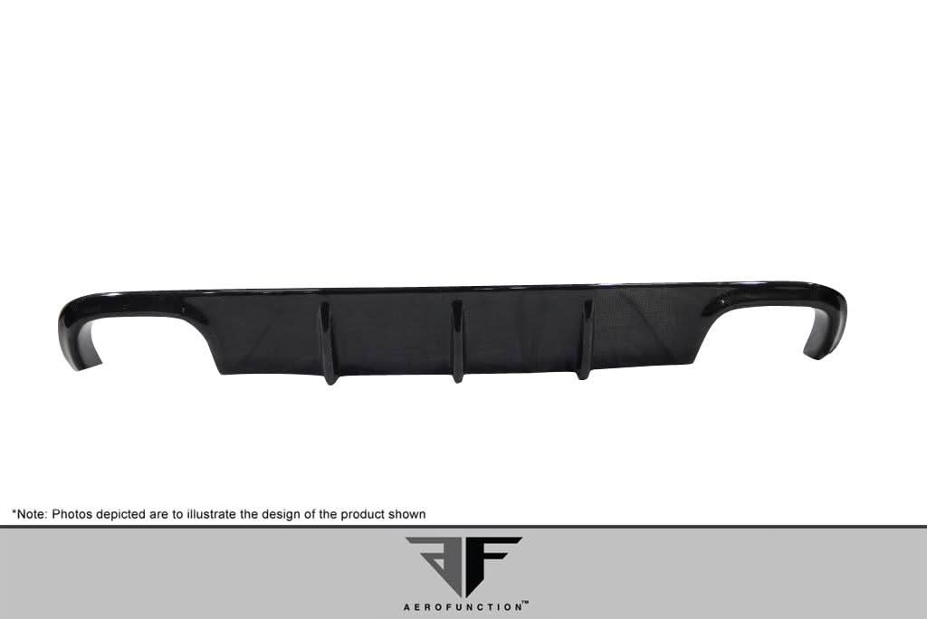 2009-2011 Porsche 911 Carrera AF-2 Style Rear Diffuser - Carbon Fiber