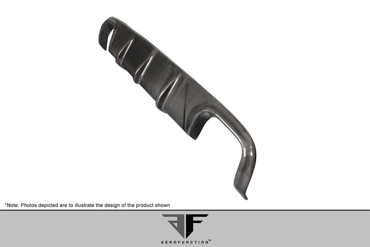 2009-2011 Porsche 911 Carrera AF-2 Style Rear Diffuser - Carbon Fiber