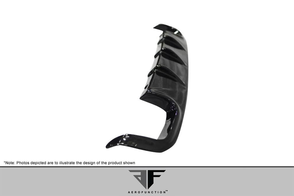 2009-2011 Porsche 911 Carrera AF-2 Style Rear Diffuser - Carbon Fiber