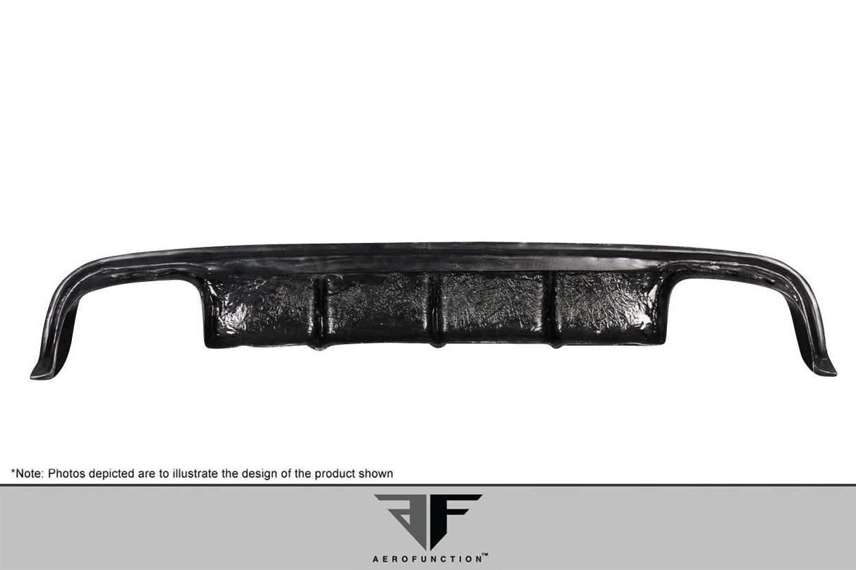 2009-2011 Porsche 911 Carrera AF-2 Style Rear Diffuser - Carbon Fiber