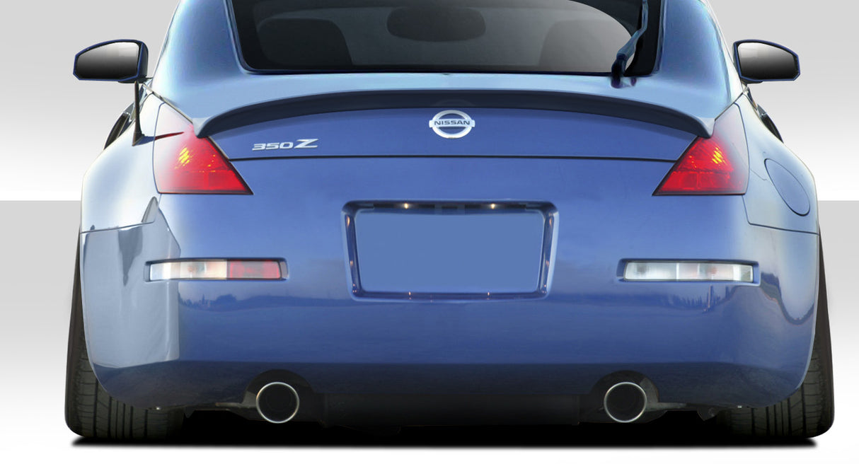 2003-2008 Nissan 350Z V-Speed Style Wing Trunk Lid Spoiler - FRP