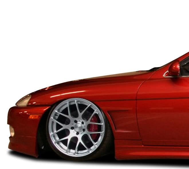 1992-2000 Lexus SC300 SC400 V-Speed Style Front Fenders - 2 Piece FRP