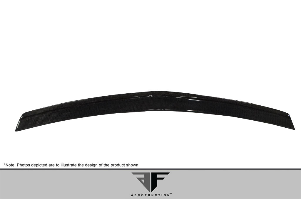 2010-2016 Mercedes E Class W212 AF-3 Style Trunk Spoiler - Carbon