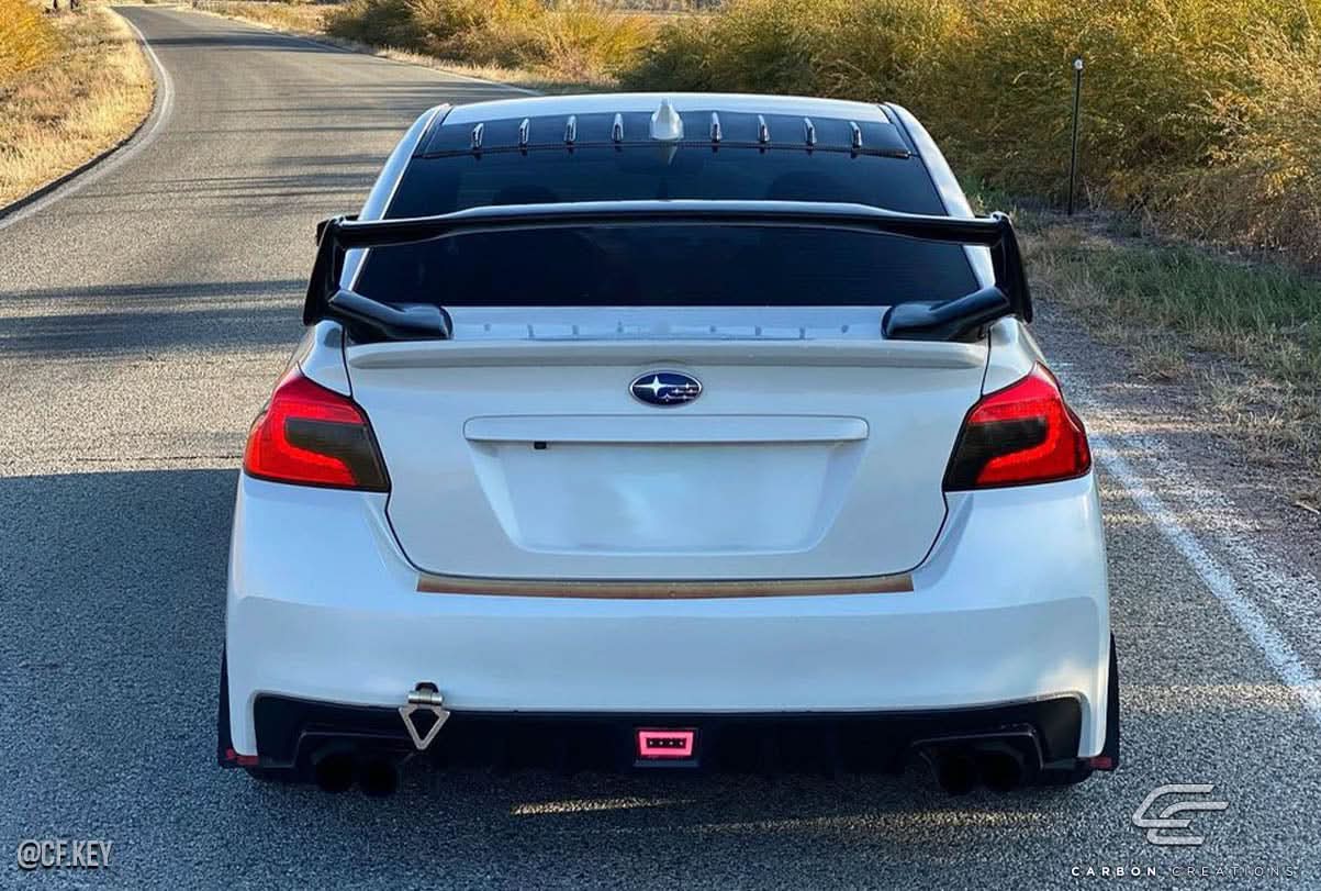 2008-2018 Subaru WRX STI STI Look Trunk Spoiler - Carbon Fiber