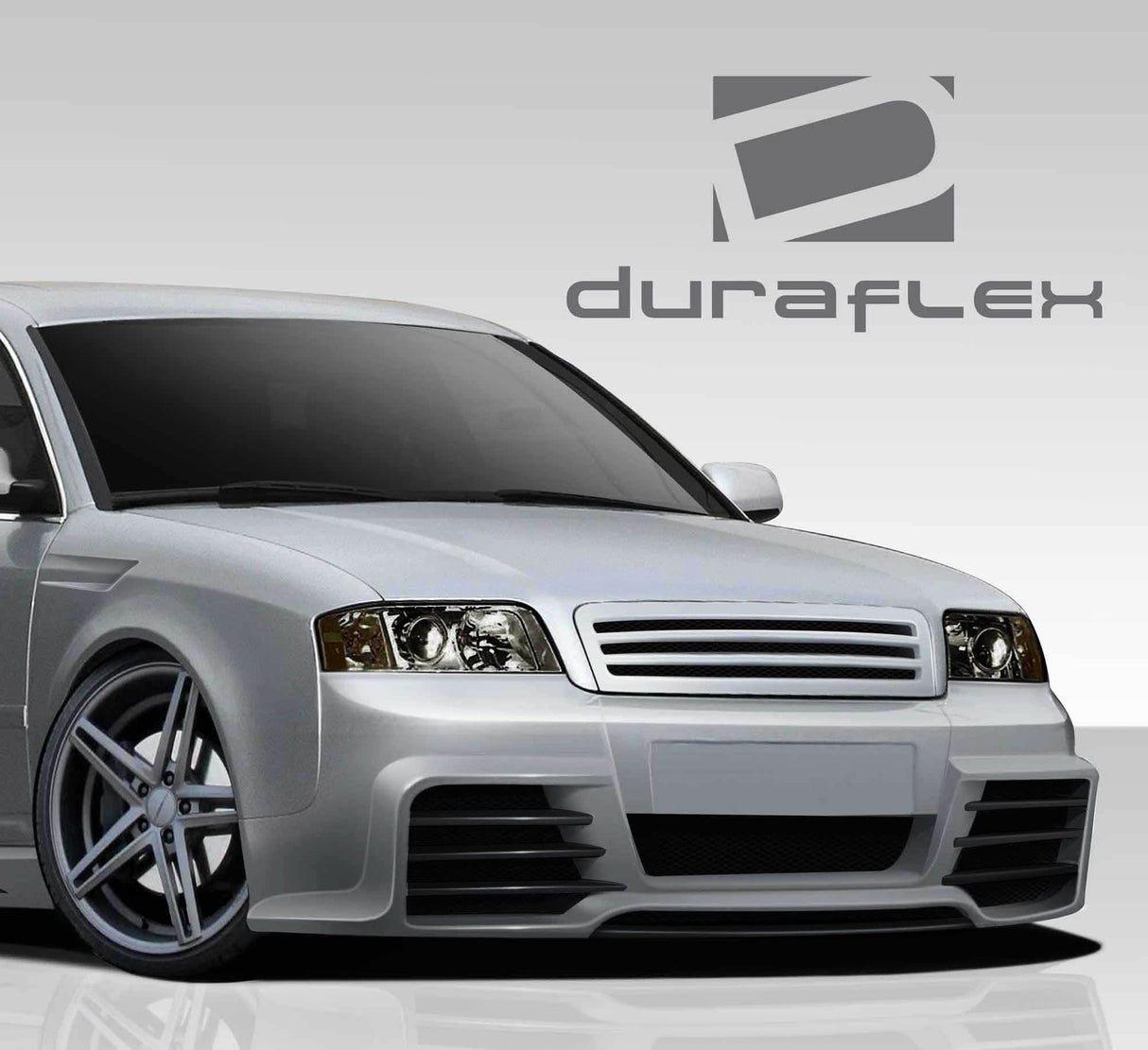 1998-2004 Audi A6 CT-R Style Front Bumper Cover - FRP